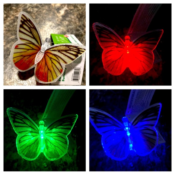 NWT LED Butterfly Clip Fiberoptic Decor - Picture 1 of 8
